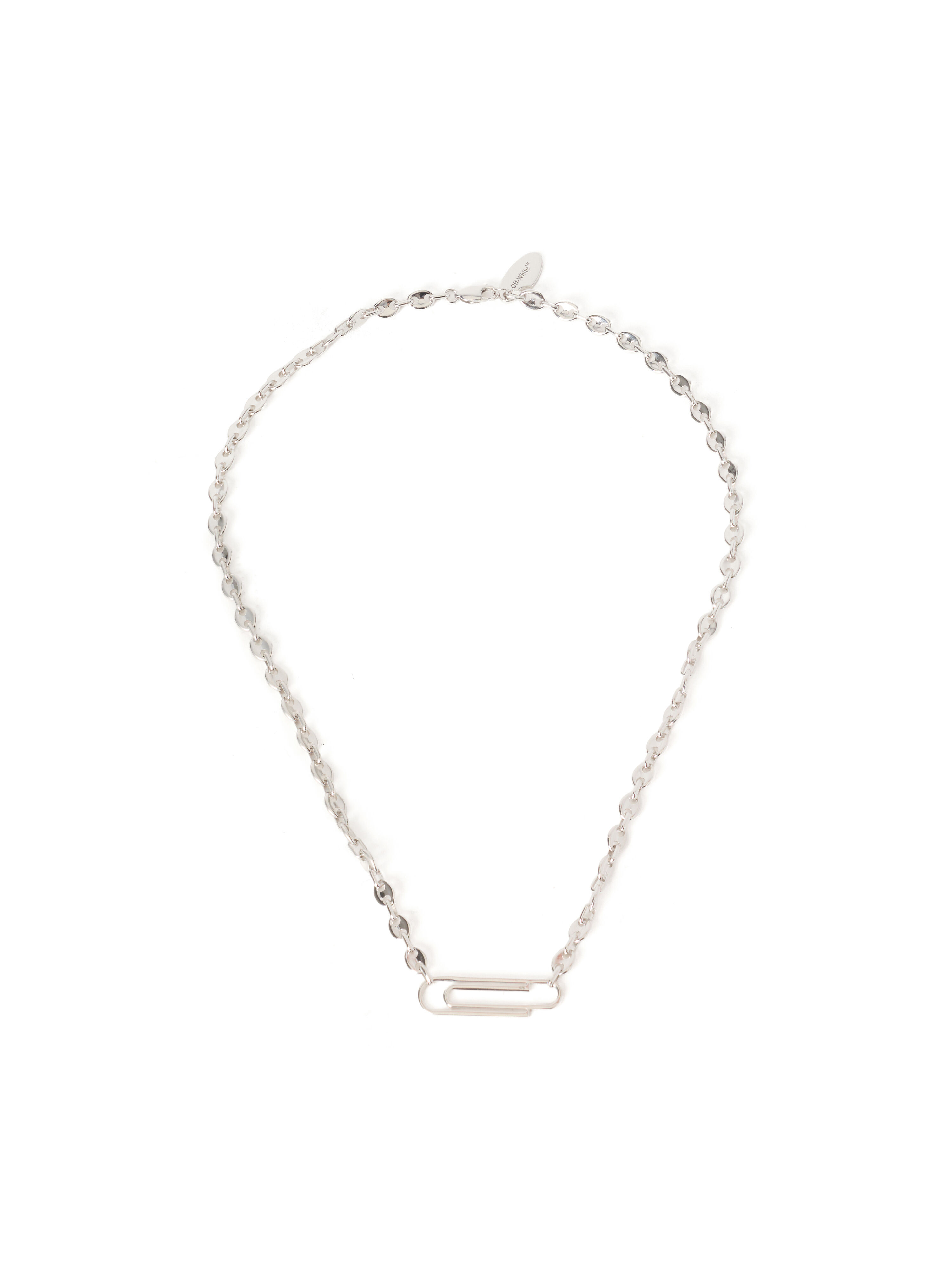 Paperclip Chain Necklace OFF WHITE Paperclip Chain Necklace GOLDMETAL C06544