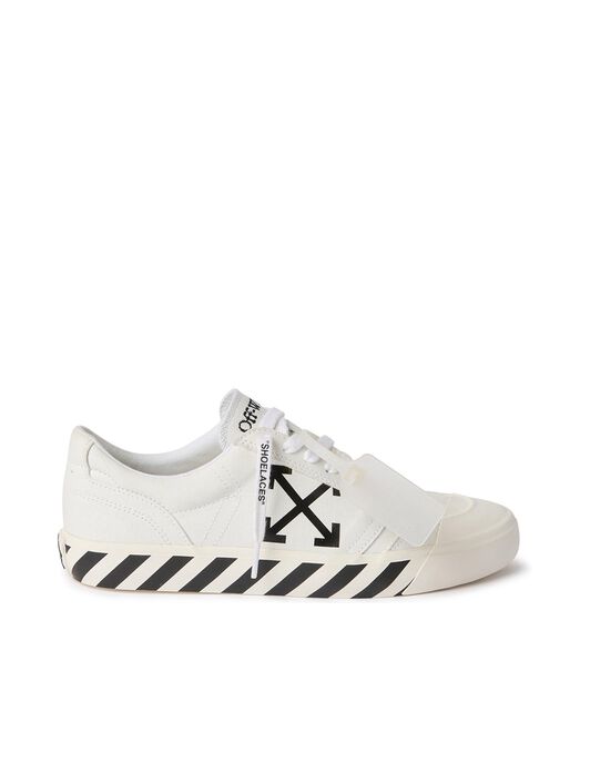 OFF WHITE Vulcanized Undercut Sneakers WHITE/BLACK OWIA28QC99FAB001