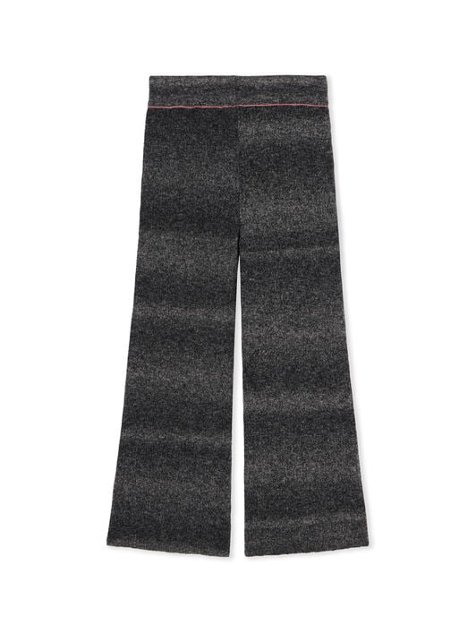 Wide-Leg Clear Rib Logo Pants OFF WHITE Wide-Leg Clear Rib Logo Pants DARK GREY - FUCHSIA OGHG002F25KNI001