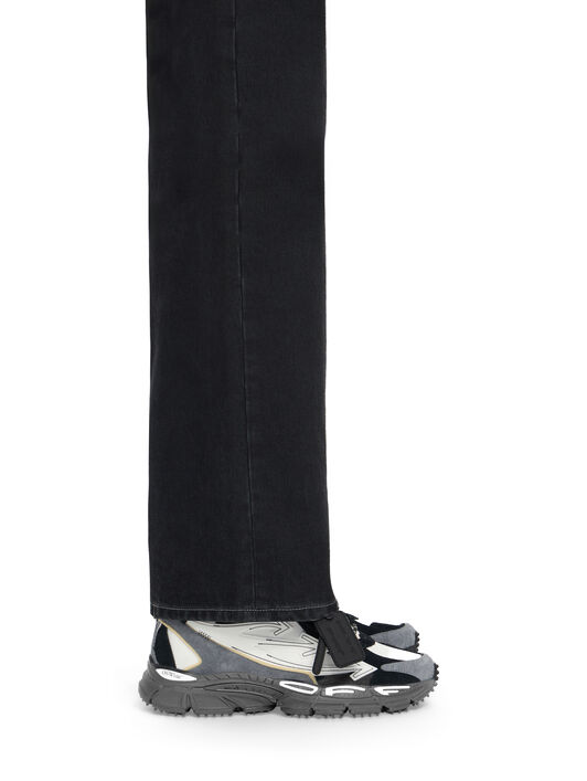 OFF WHITE Sneakers Be Right Back in Pelle Scamosciata WHITE/BLACK OMIA295S26LEA001