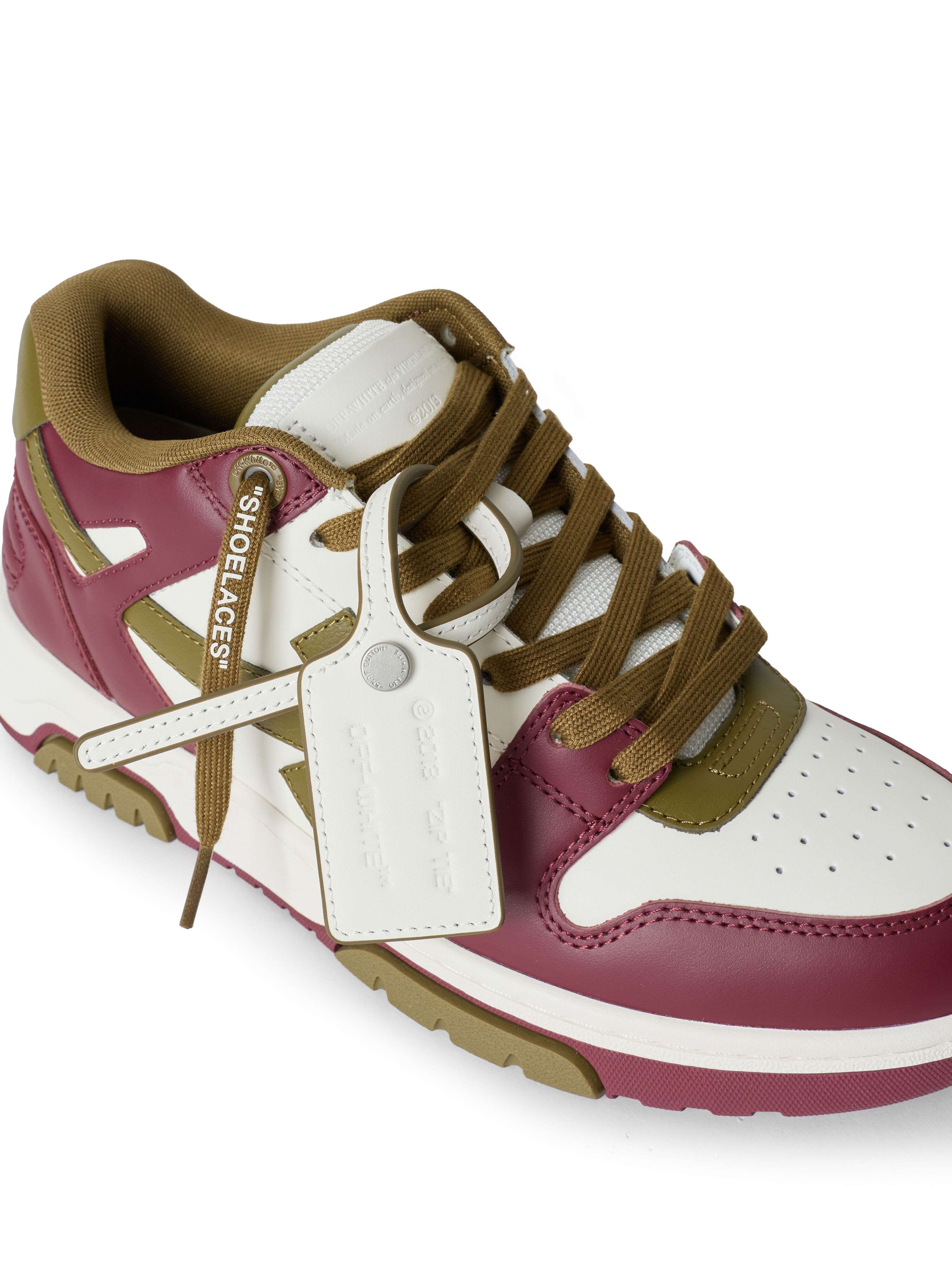 Out Of Office Sneakers OFF WHITE Out Of Office Sneakers Burgundy/Forest Green OF06561609