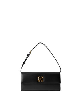OFF WHITE Jitney 1.0 Shoulder Bag BLACK - NO COLOR OWNN172C99LEA001