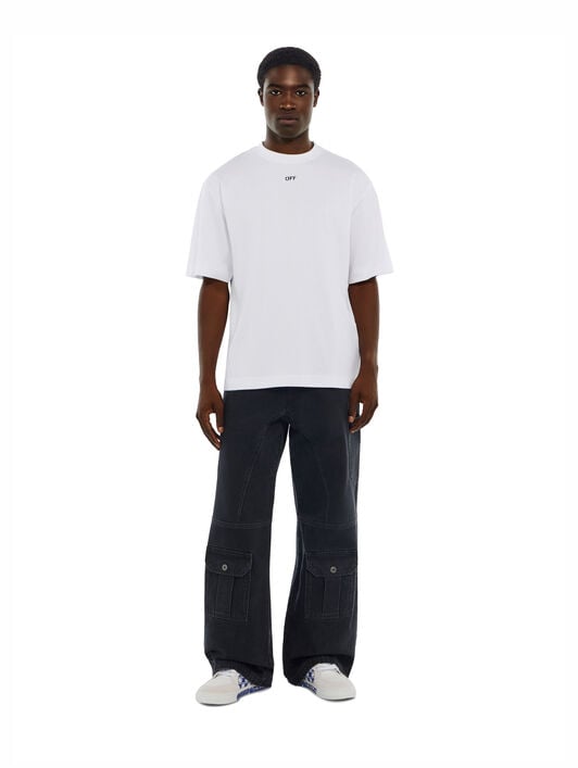 Negative Arrow Skate T-Shirt OFF WHITE Negative Arrow Skate T-Shirt WHITE 44MAA120F26J01C