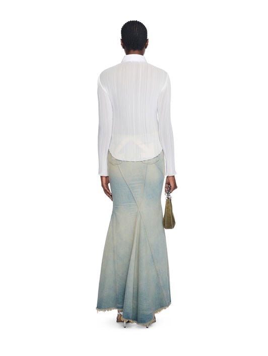 Half Arrow Low Waist Denim Pants OFF WHITE Half Arrow Low Waist Denim Pants DIRTY BLUE-WHITE OWYF02HF25DEN001