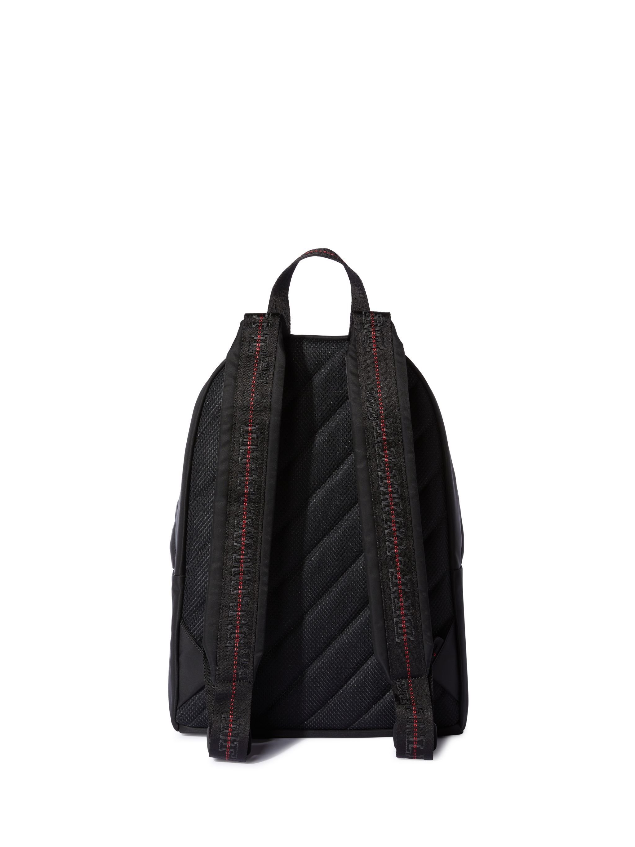 OFF WHITE Green Money Print Heritage Backpack BLACK OMNB123S25FAB003