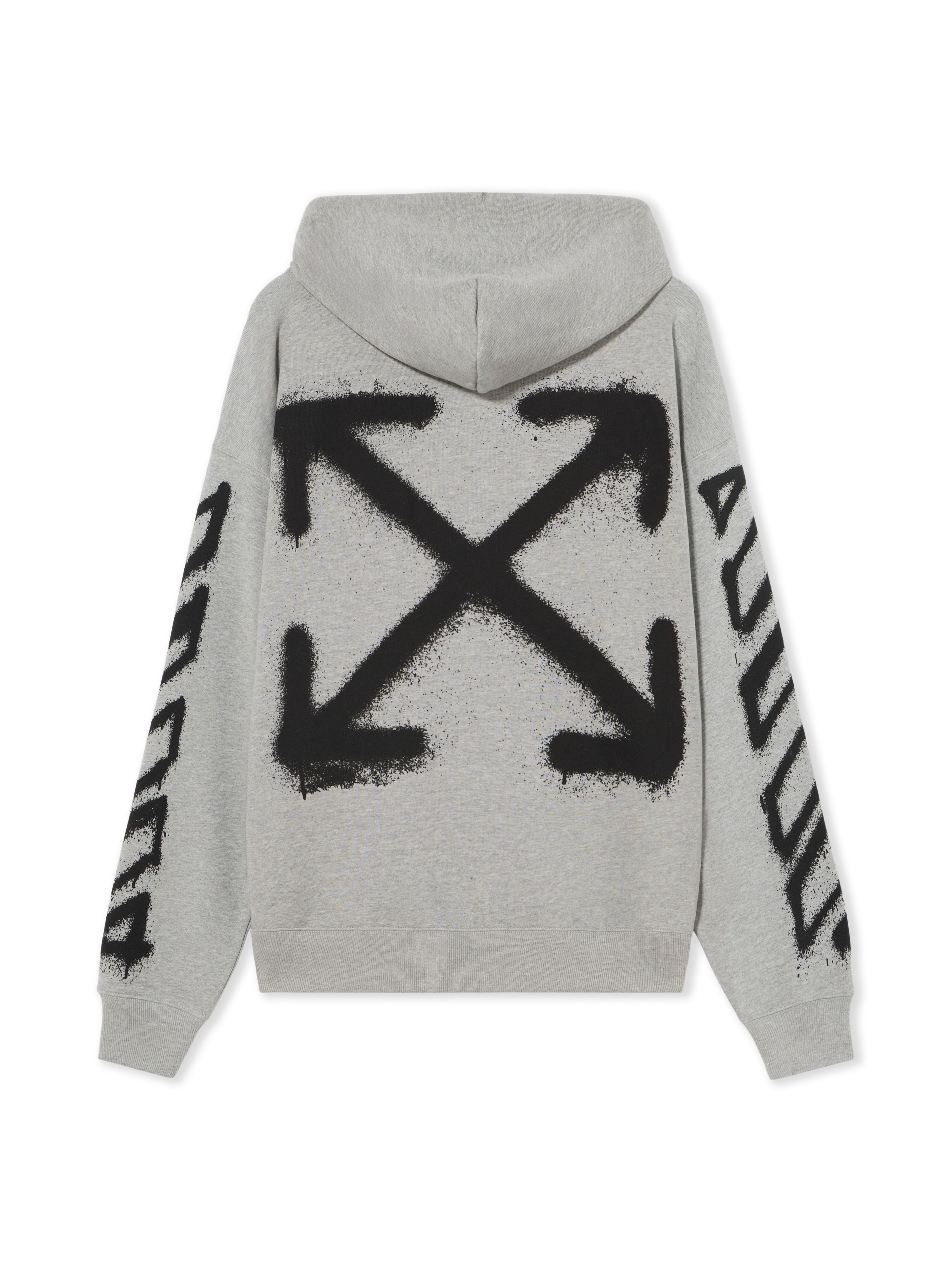 Spray Can Arrow Skate Hoodie OFF WHITE Spray Can Arrow Skate Hoodie LIGHT HEATHER GREY 44MBB085F5001
