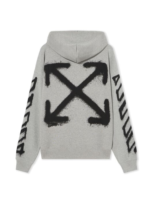 Spray Can Arrow Skate Hoodie OFF WHITE Spray Can Arrow Skate Hoodie LIGHT HEATHER GREY 44MBB085F5001