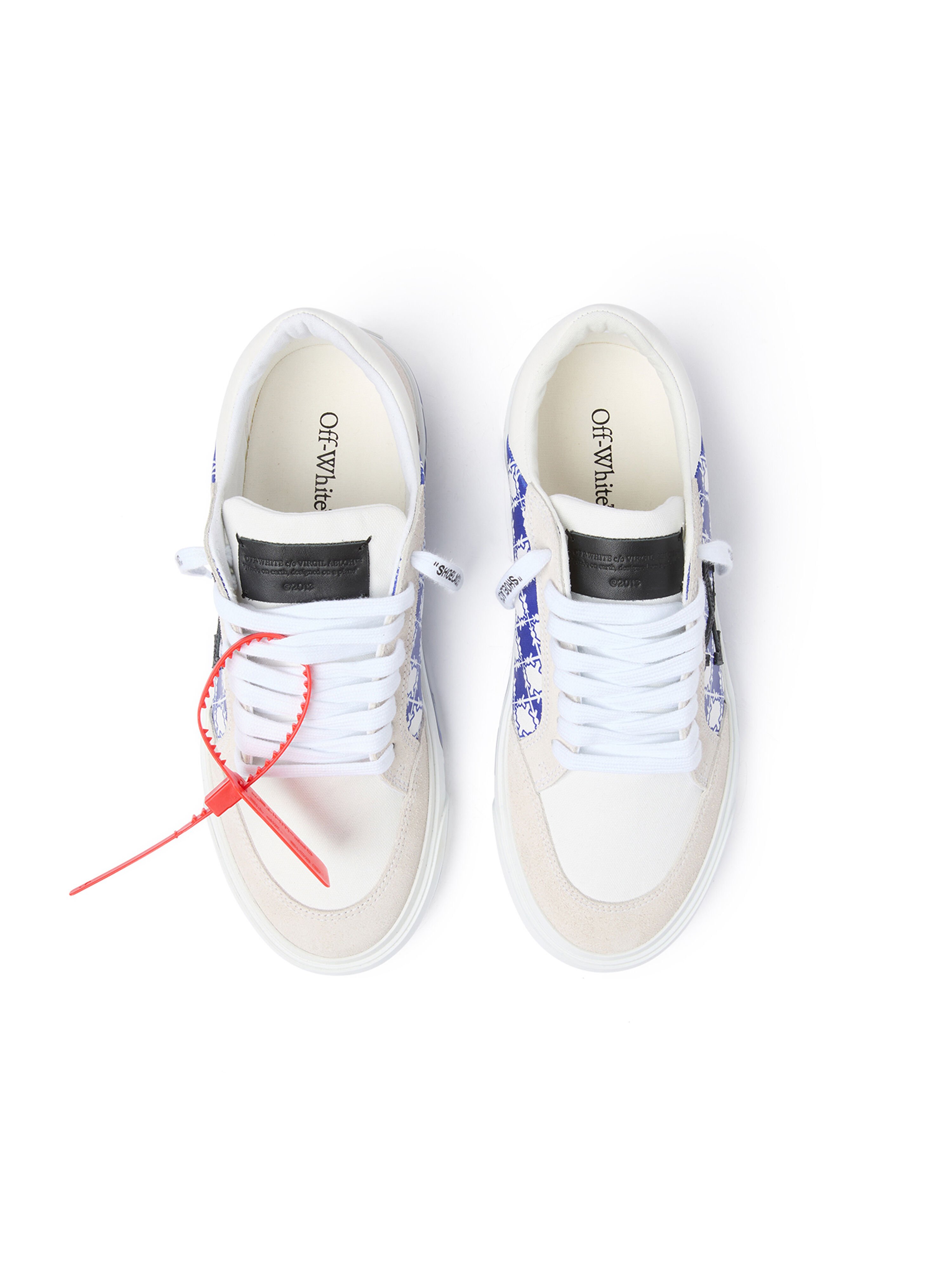 Vulcanized Low Sneakers OFF WHITE Vulcanized Low Sneakers WHITE/NEO BLUE OF06006101