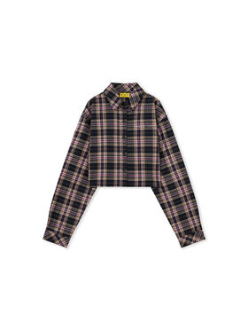 OFF WHITE Logo Flannel Long Sleeve Shirt BLUSH 44GGE002F26F001
