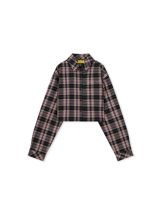 Logo Flannel Long Sleeve Shirt OFF WHITE Logo Flannel Long Sleeve Shirt BLUSH 44GGE002F26F001