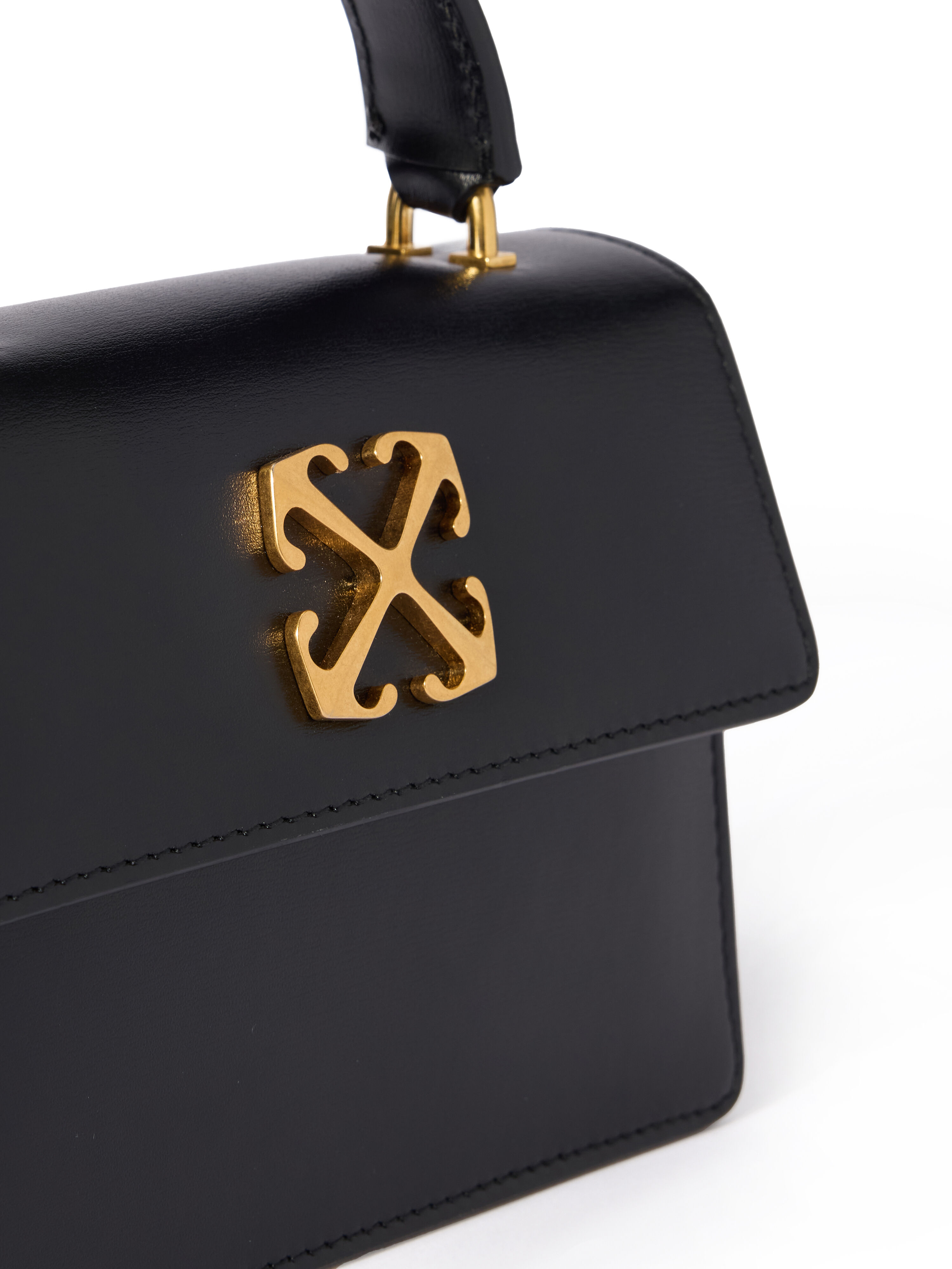 Off-White Twist Jitney 1.4 ブラック Jitney 1.4 Top Handle Bag in BLACK - BLACK for Women | Off-White™