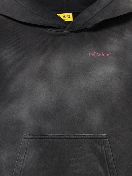 Bookish Acid Logo Hoodie OFF WHITE Bookish Acid Logo Hoodie DARK GREY - FUCHSIA OGBB002F25FLE005