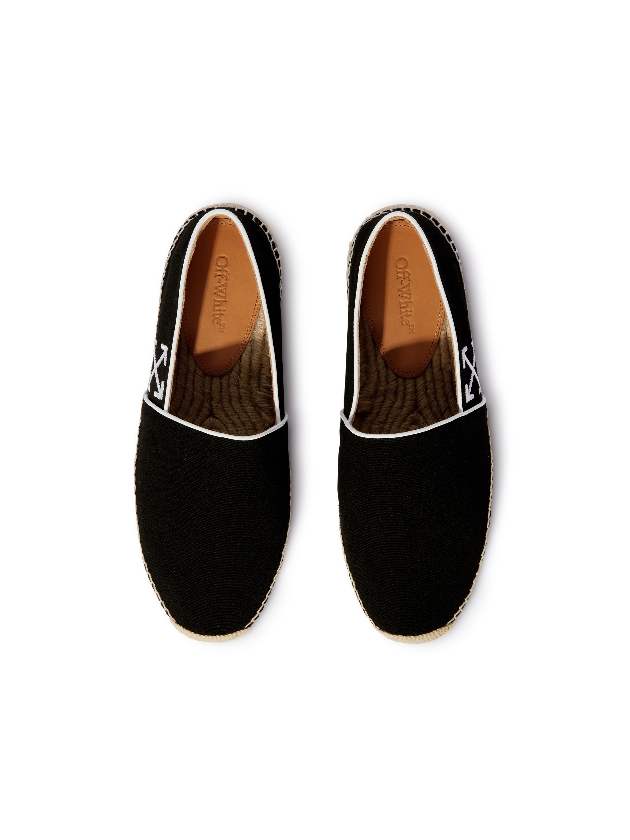 OFF WHITE Biarritz Espadrillas BLACK OMIB007C99FAB001