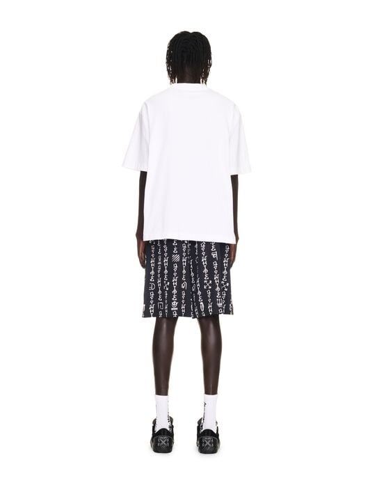 College Skate S/S Tee OFF WHITE College Skate S/S Tee WHITE OMAA120F24JER00M