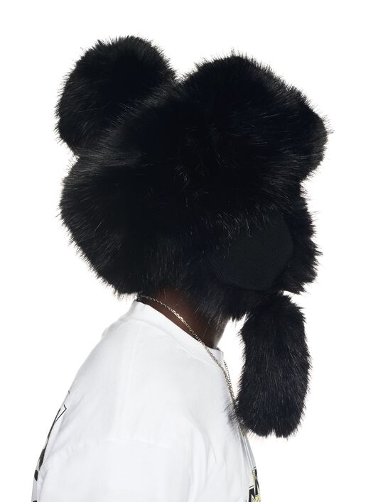OFF WHITE Off Trapper Hat BLACK OMLA047W24FAB001