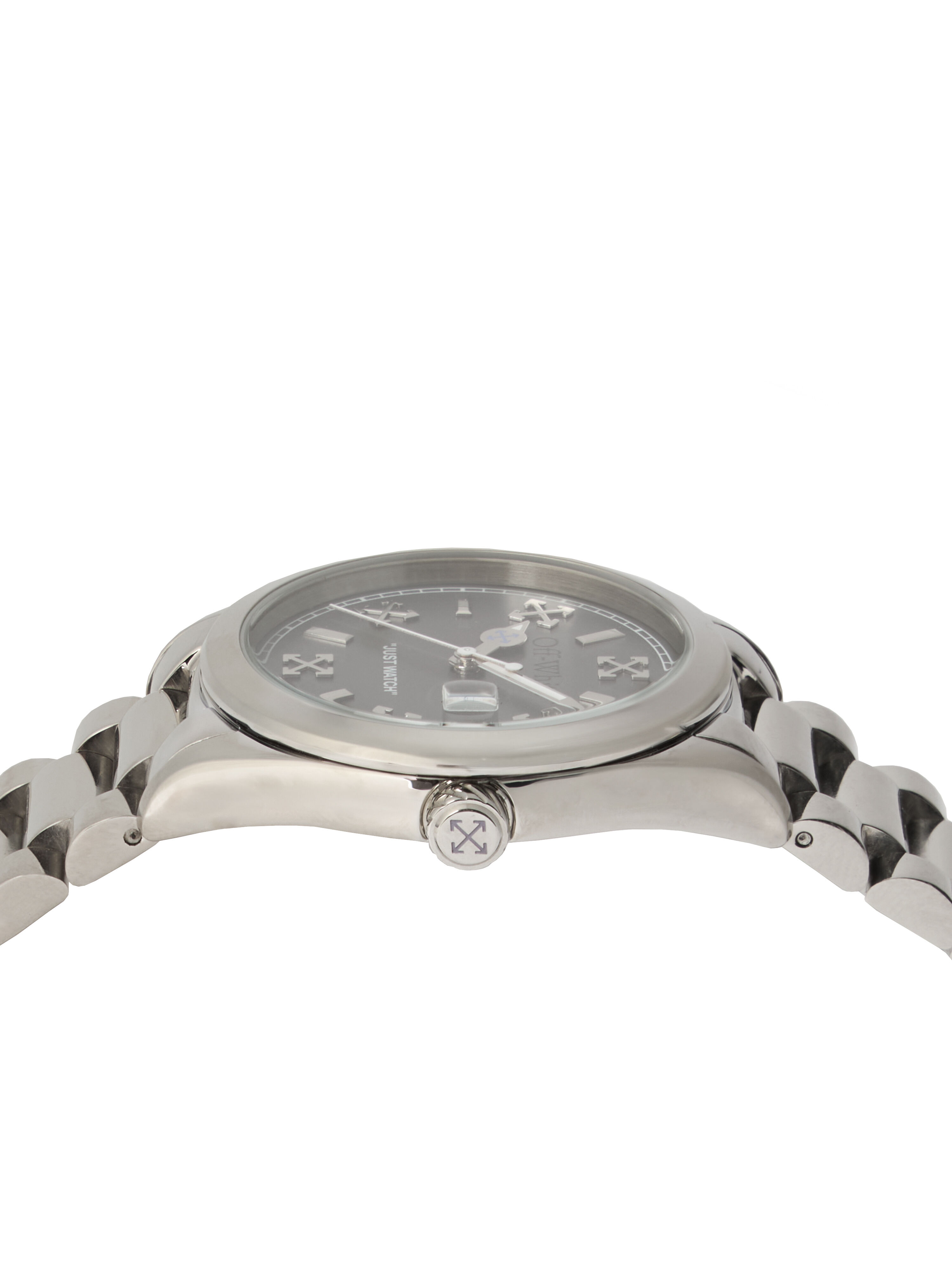Crossing Watch OFF WHITE Crossing Watch Silver OW1L036M