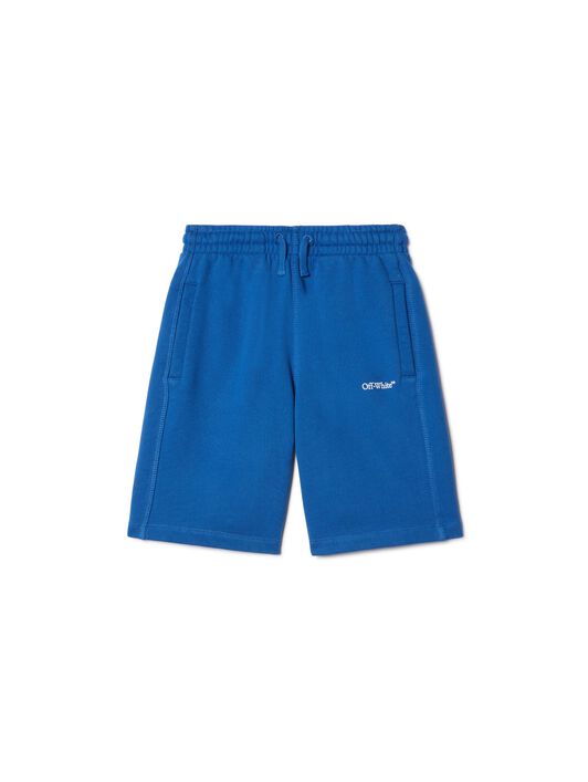 OFF WHITE Bookish Sweat Shorts BLUE OBCI001S25FLE004