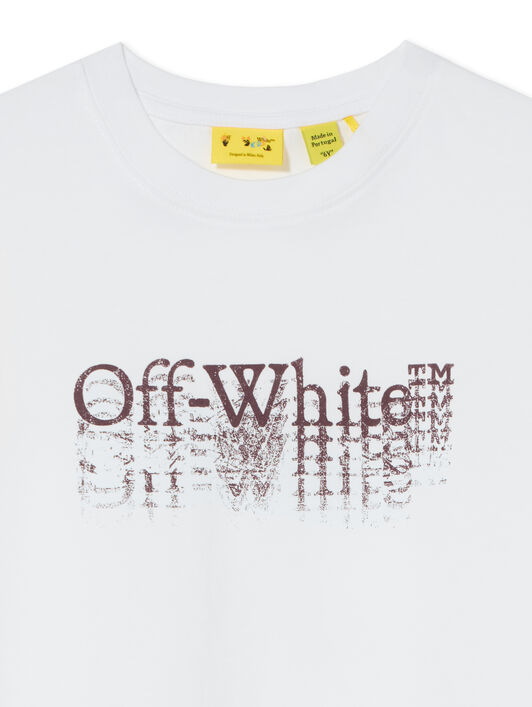 Big Bookish Stamp Short Sleeve T-Shirt OFF WHITE Big Bookish Stamp Short Sleeve T-Shirt WHITE 44BAA002F26J001