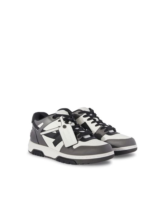 Out Of Office Calf Leather Sneakers OFF WHITE Out Of Office Calf Leather Sneakers DARK GREY - BLACK OMIA189C99LEA013