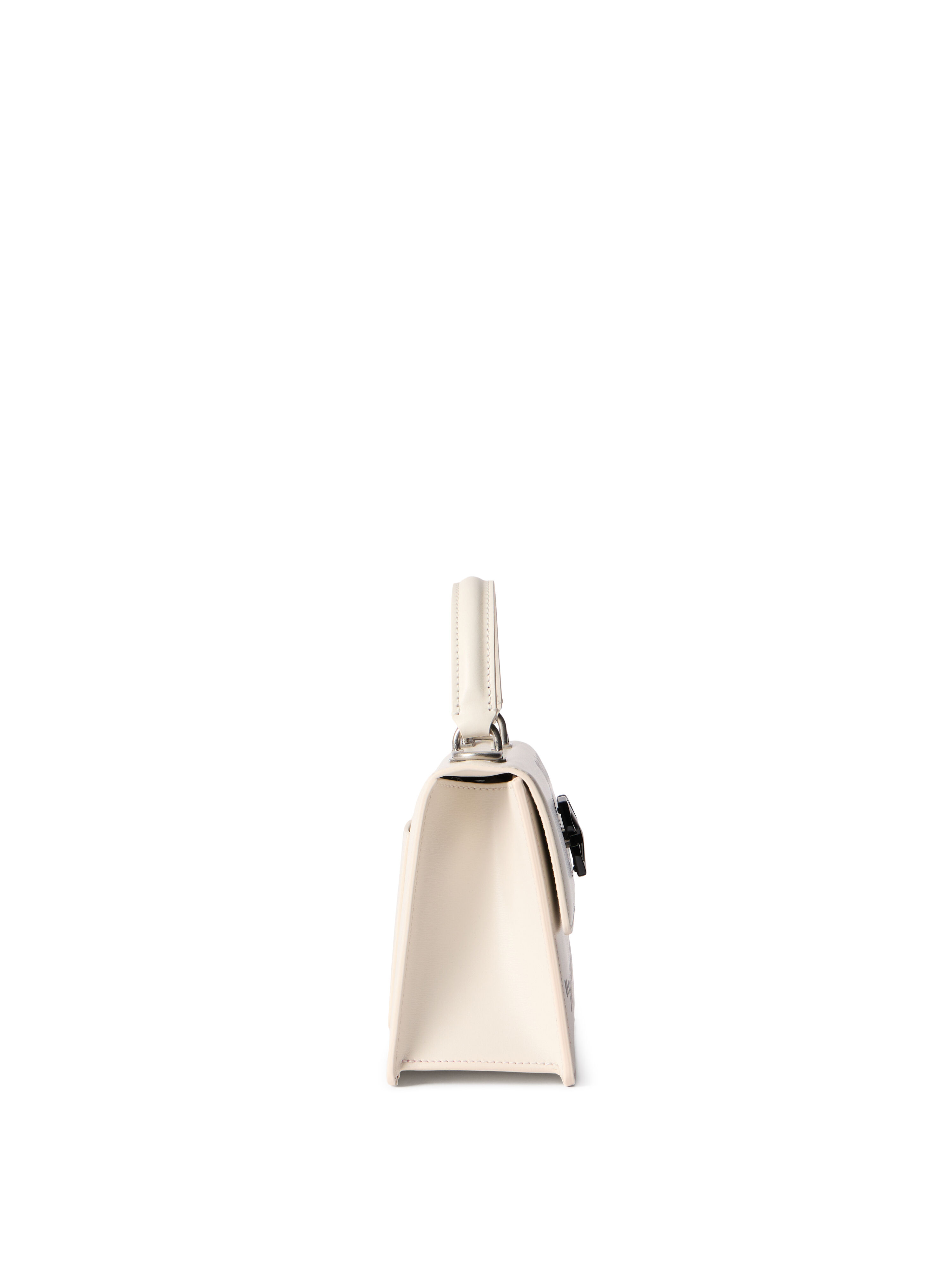 OFF WHITE Jitney 1.4 Top Handle Quote DUST - BLACK OWNP062C99LEA004