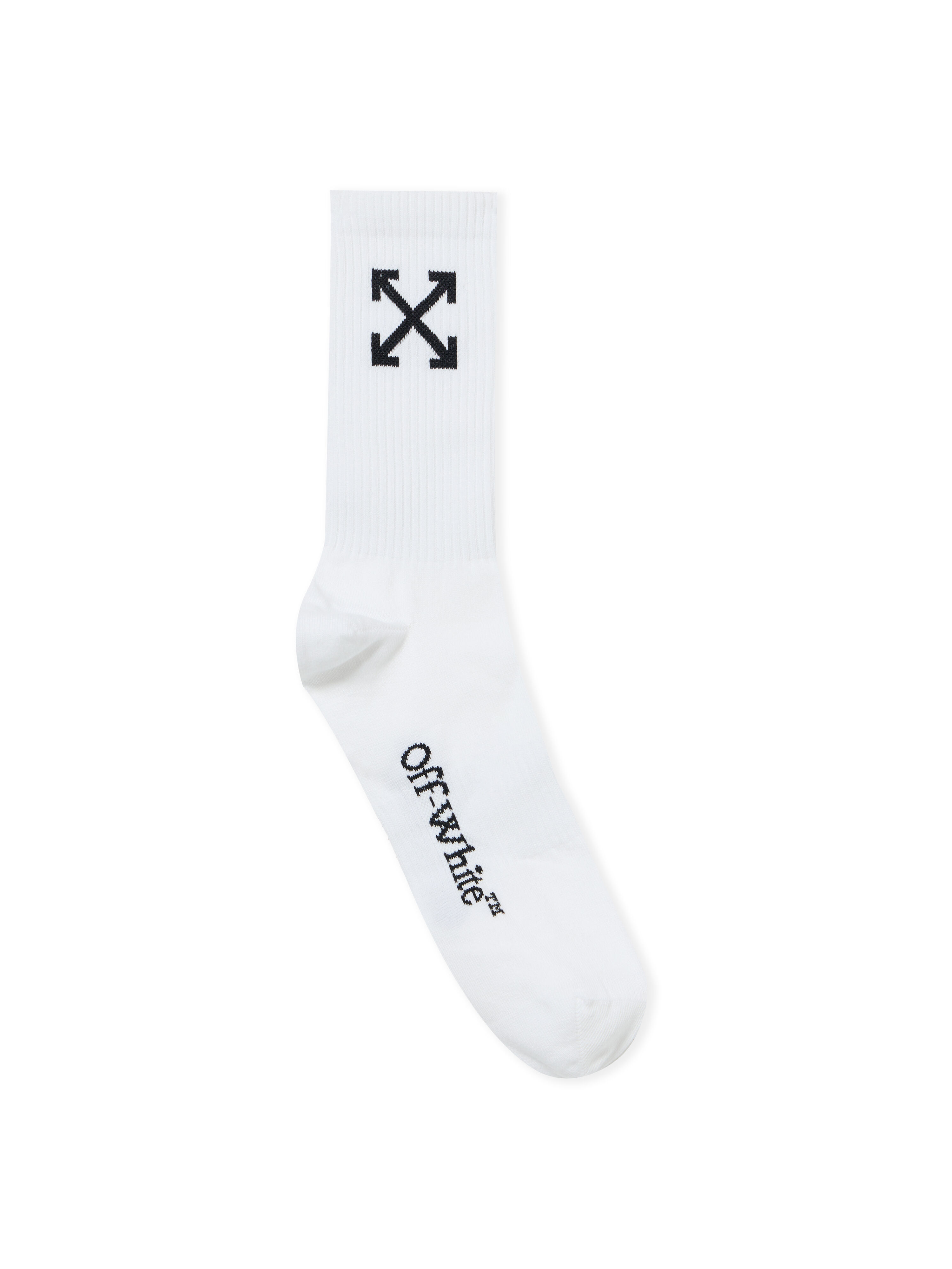OFF WHITE ARROW MID CALF SOCKS  OMRA080C99KNI002
