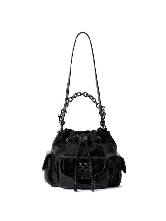 Dumbo Bucket Bag OFF WHITE Dumbo Bucket Bag BLACK - NO COLOR OWMY002F25LEA001
