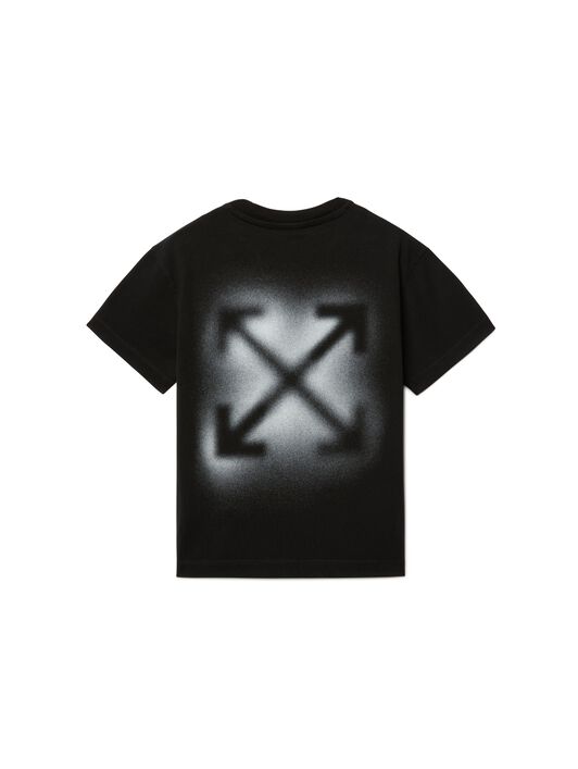 OFF WHITE Spray Arrow T-Shirt BLACK OBAA002S25JER009