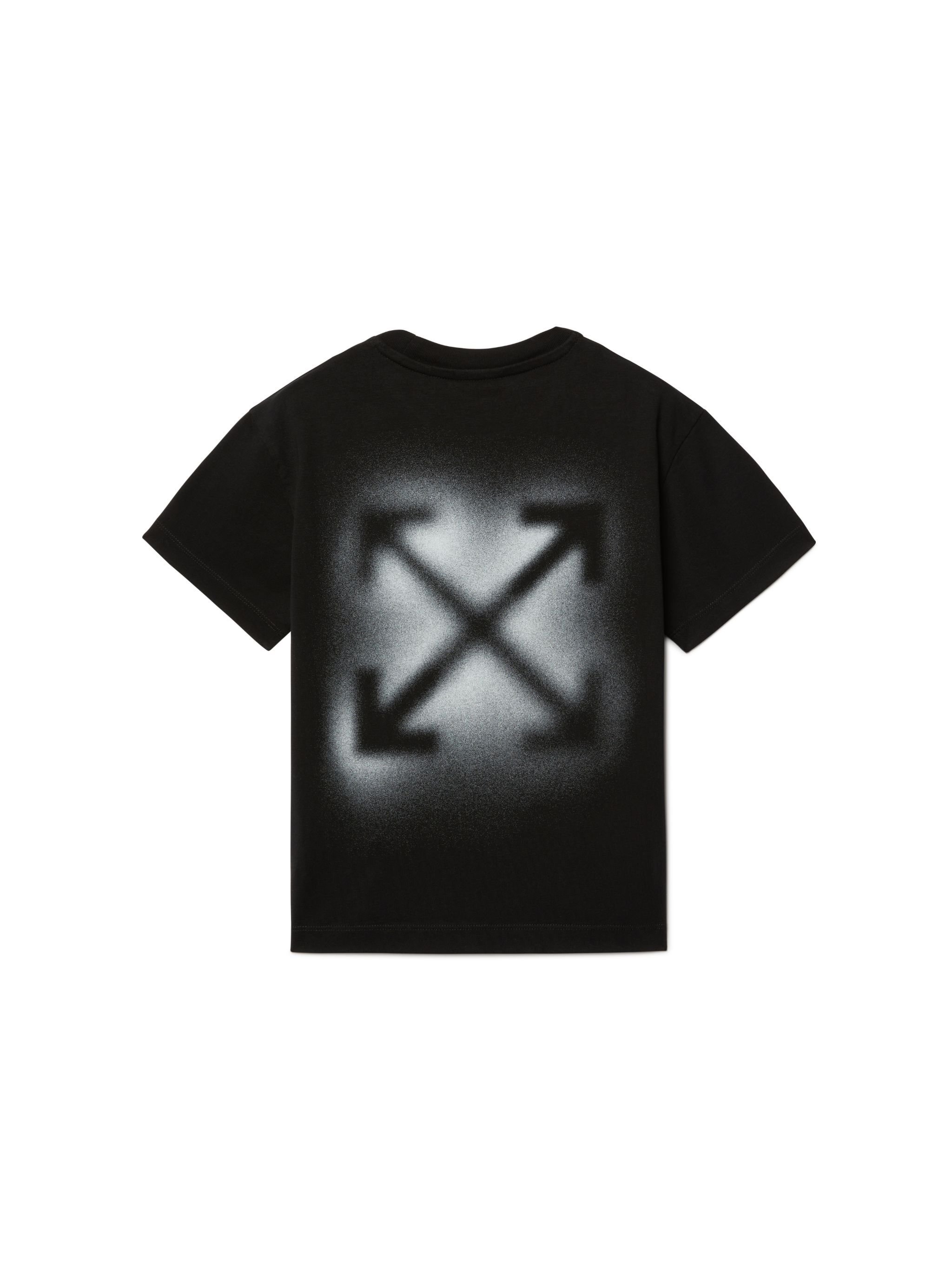 OFF WHITE Spray Arrow T-Shirt BLACK OBAA002S25JER009