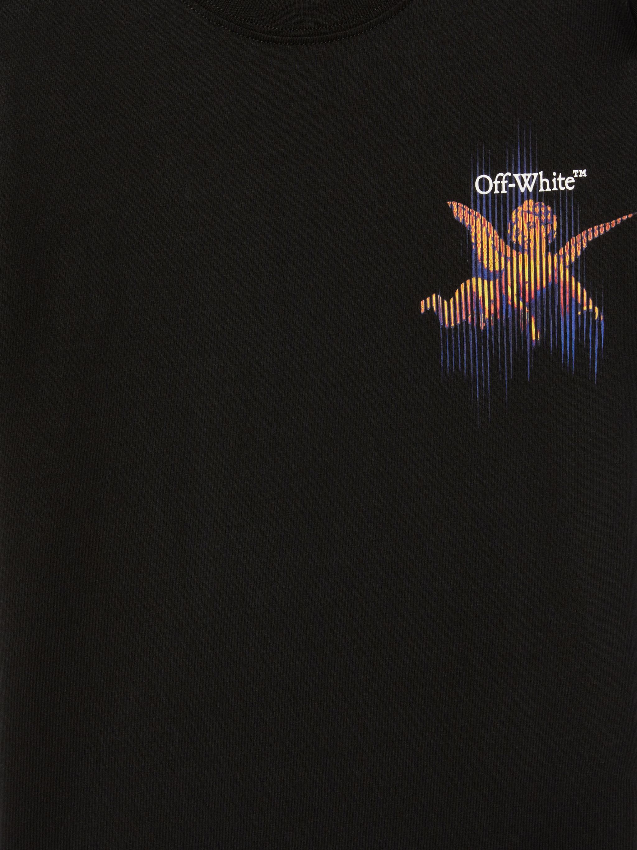 OFF WHITE Putti T-Shirt BLACK OBAA002S25JER007