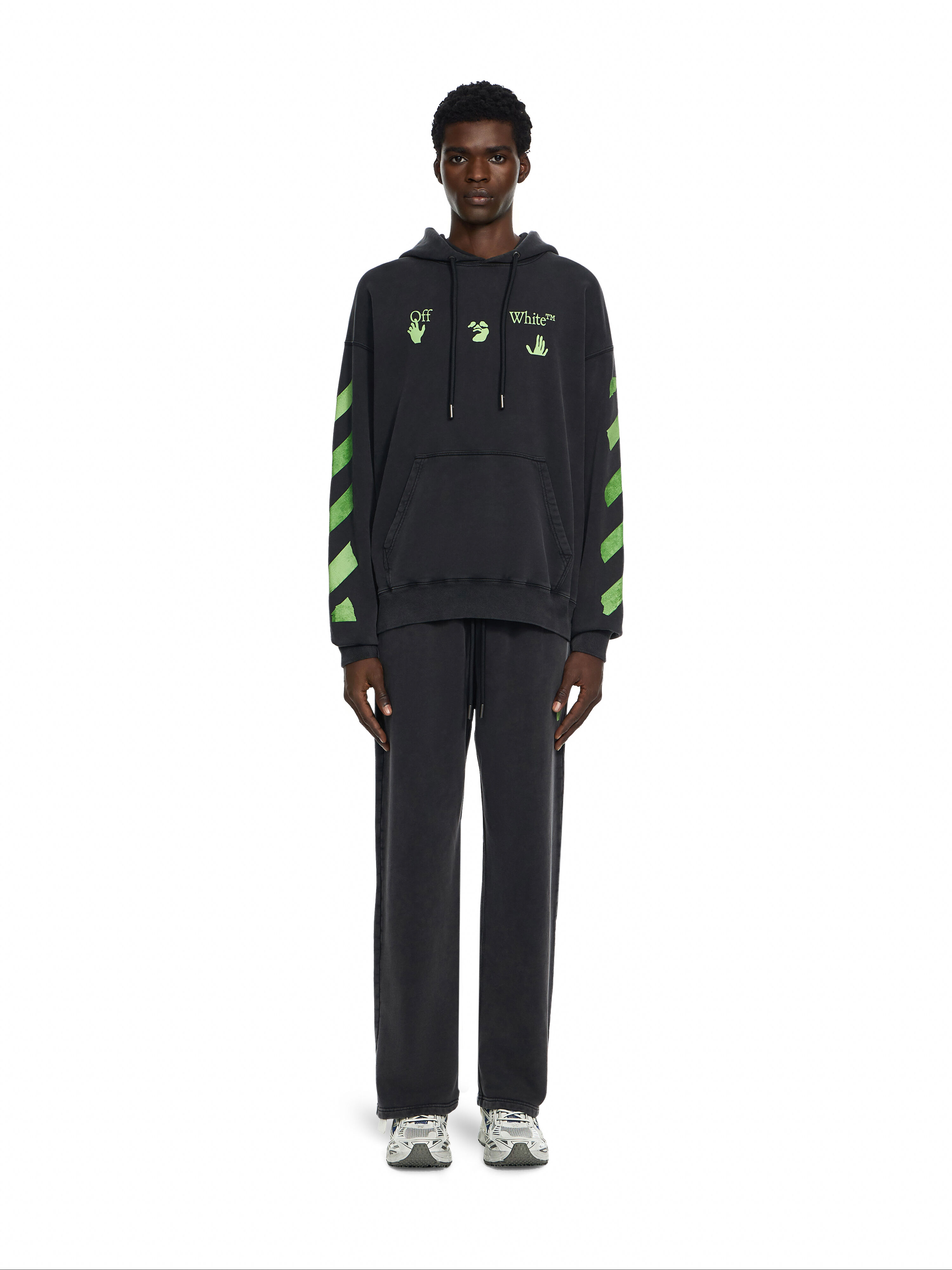 Bacco Arrow Skate Hoodie OFF WHITE Bacco Arrow Skate Hoodie GARMENT DYED + FAD 44MBB085F26F00T