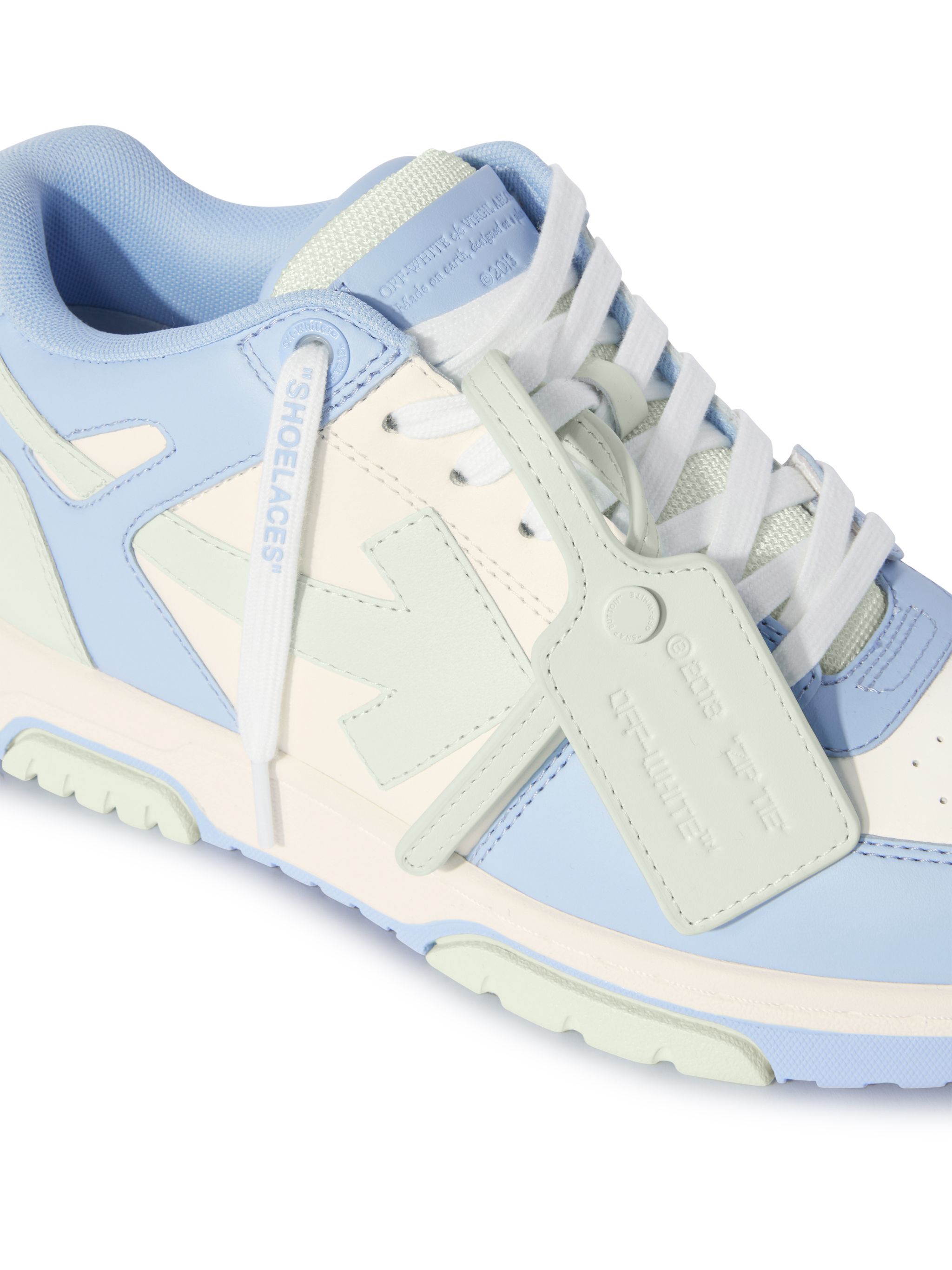 OFF WHITE Out Of Office Tricolor Dusty Blue - Baby BLUE OWIA259S25LEA004