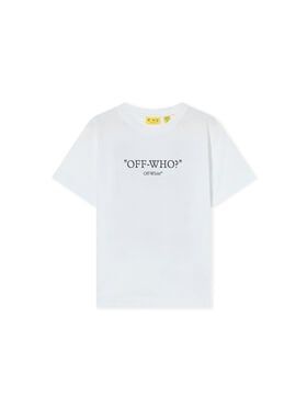 OFF WHITE Multilogo Short Sleeve T-Shirt WHITE 44BAA002F26J007