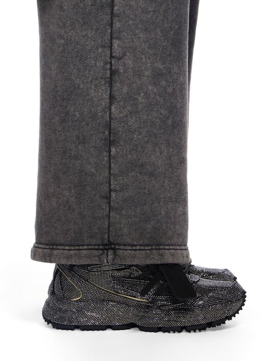 Be Right Back Crystal Sneakers OFF WHITE Be Right Back Crystal Sneakers GLITTERED - BLACK OWIA289C99FAB002