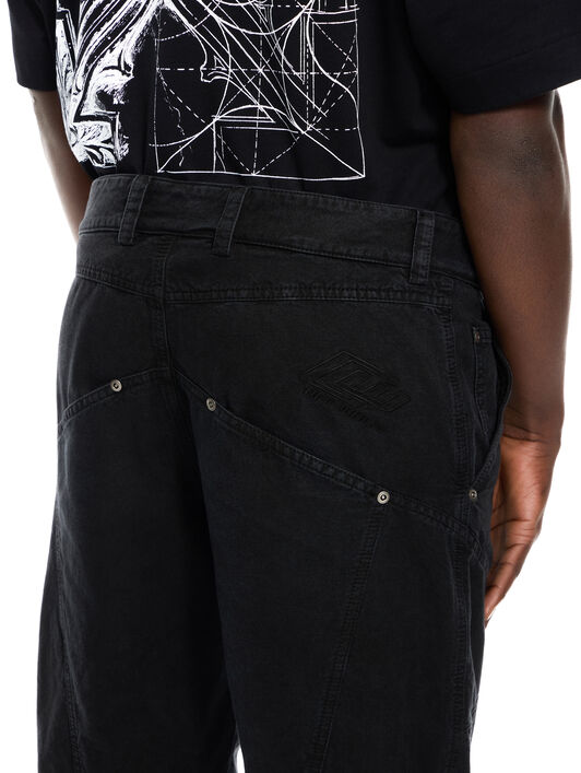 OFF WHITE Owr Gd Cot Multipkt Relax Pant BLACK 44XCF04IS26F001