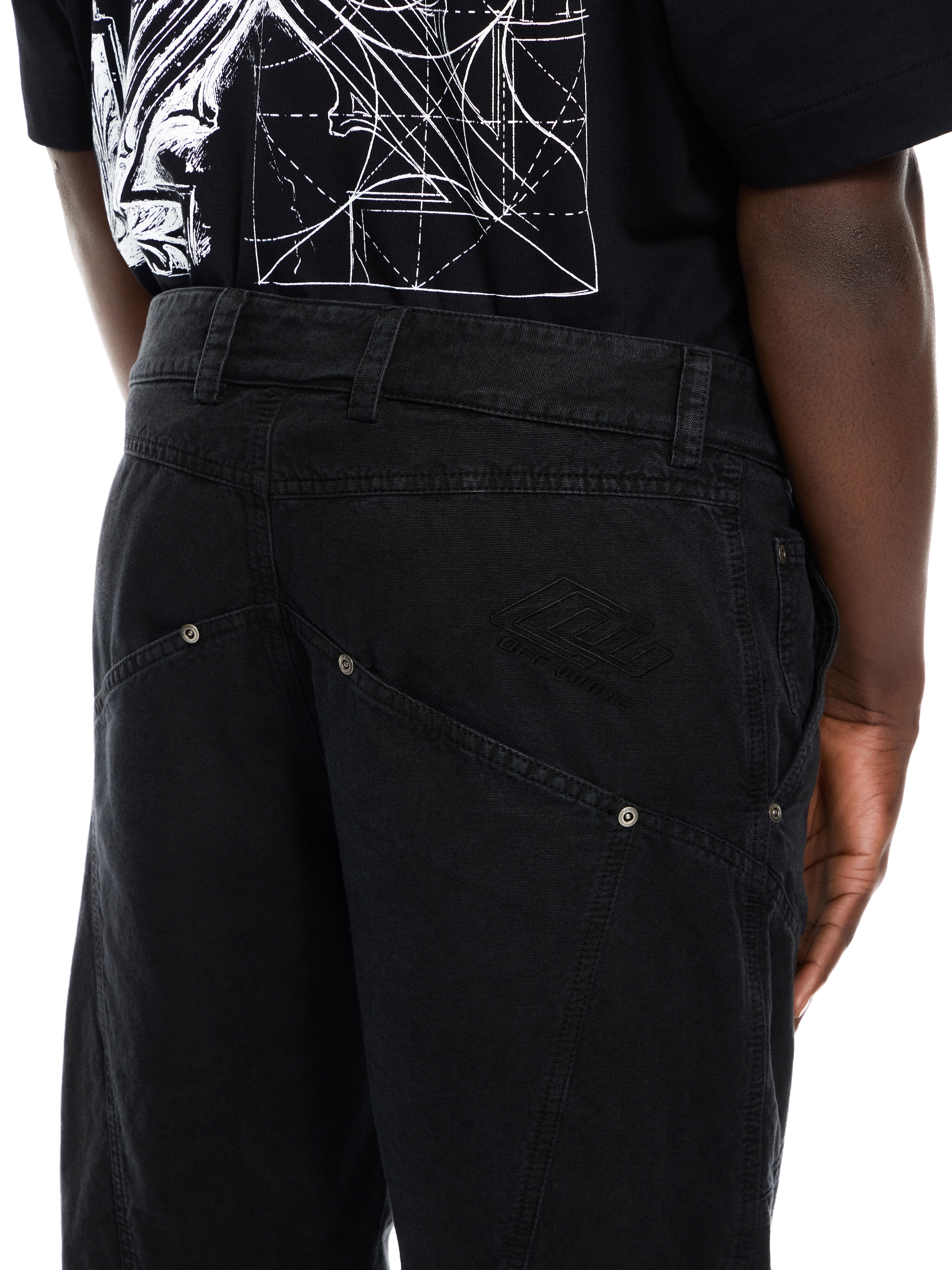 OFF WHITE Owr Gd Cot Multipkt Relax Pant BLACK 44XCF04IS26F001