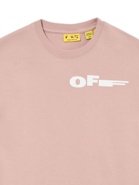 OFF WHITE Type Tee Dress S/S PALE MAUVE 44GDB030S26J001