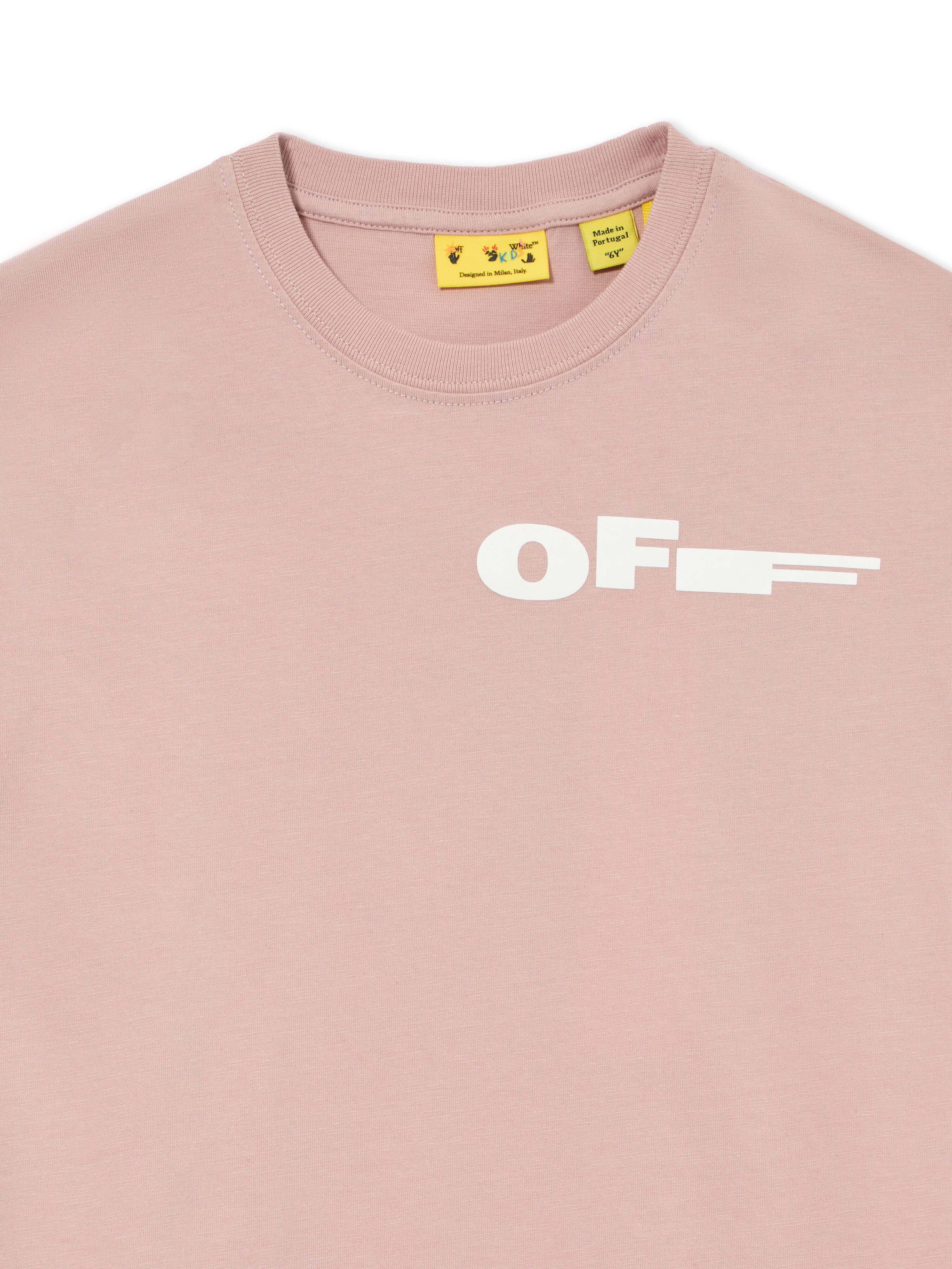 OFF WHITE Type Tee Dress S/S PALE MAUVE 44GDB030S26J001
