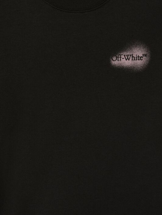 OFF WHITE Spray Arrow T-Shirt BLACK OGAA001S25JER009