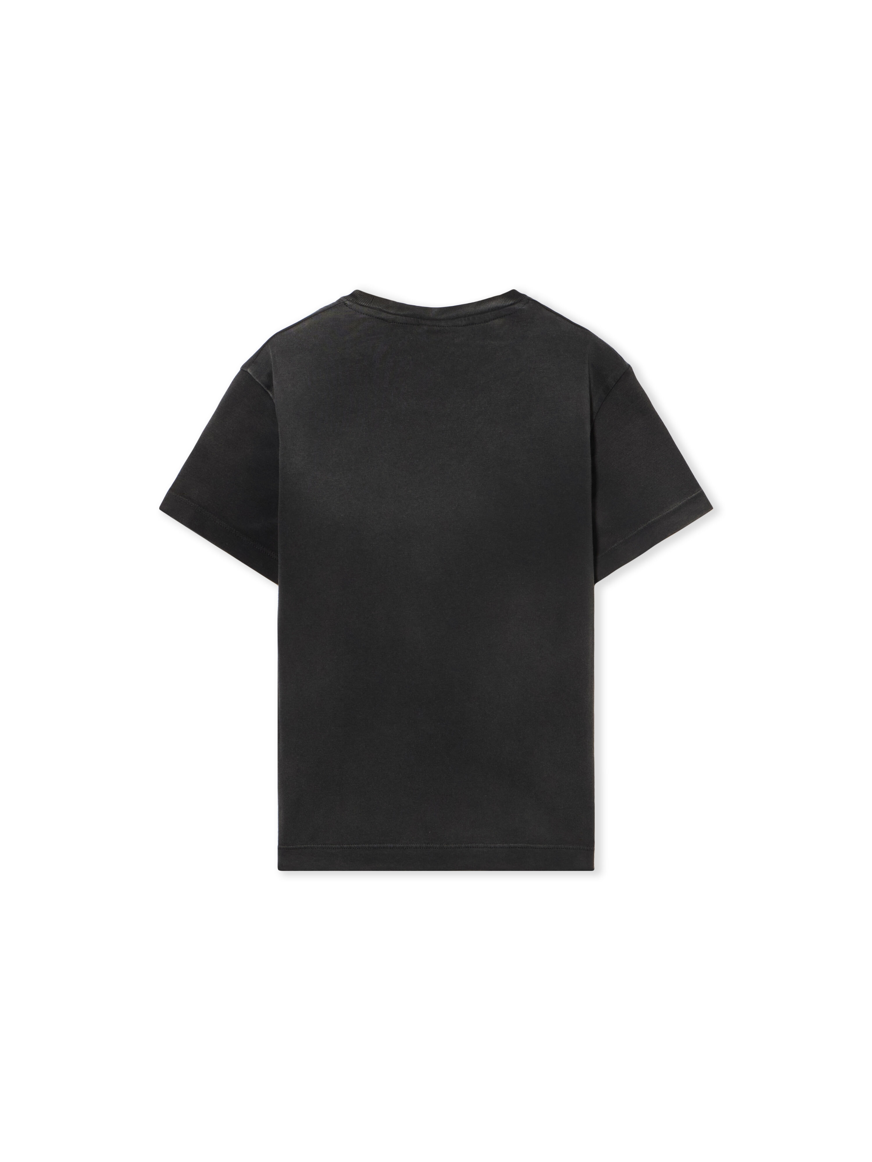 OFF WHITE BOOKISH ACID TEE S/S DARK GREY - FUCHSIA OGAA001F25JER009