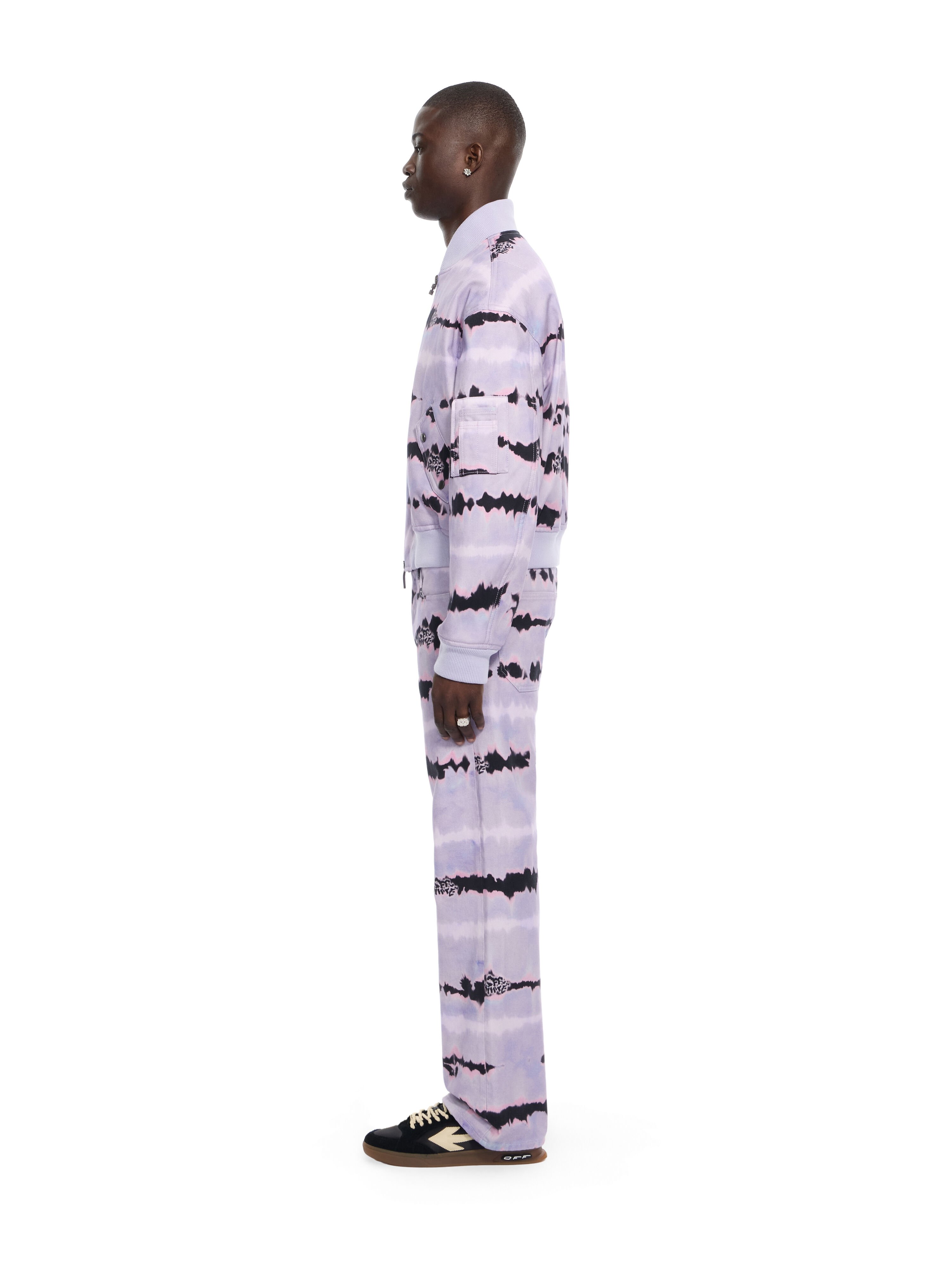 OFF WHITE All-over Tie-dye Slim Relax Jeans COSMIC SKY 44MYA18JZ26D003