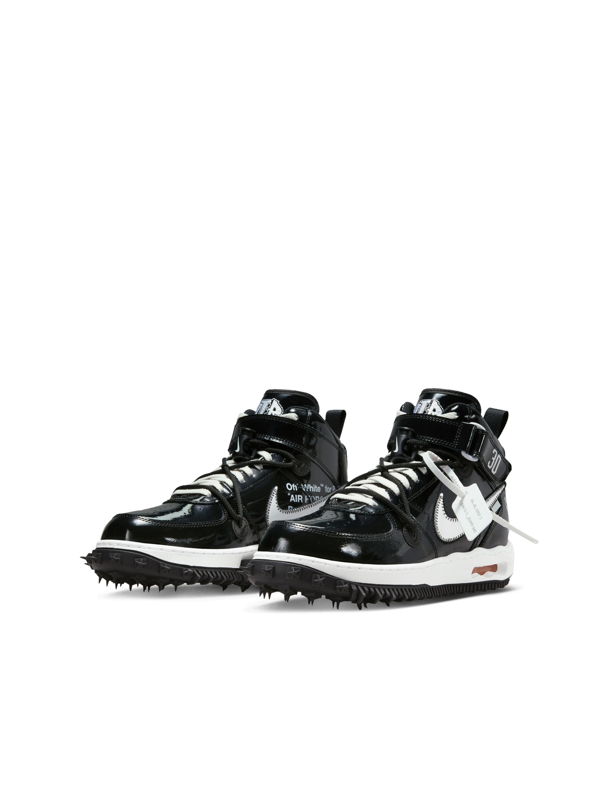 OFF WHITE Sneakers Nike AF1 Mid "Sheed" c/o Off-White™️ SCHWARZ OMIA256G23MAT001
