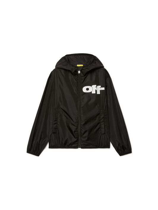 OFF WHITE Off Split Windbreaker BLACK OBEB003S25FAB001