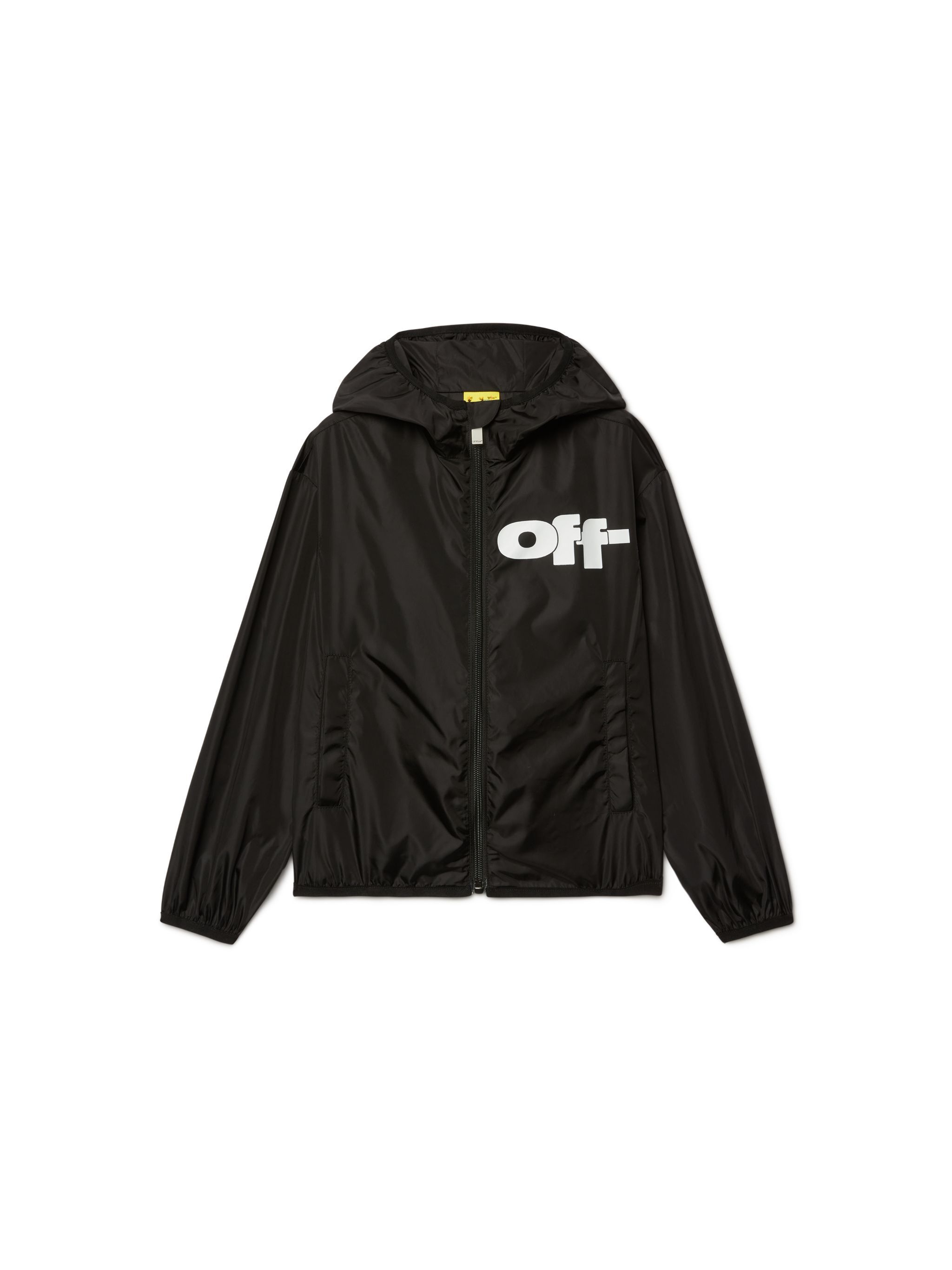 OFF WHITE Off Split Windbreaker BLACK OBEB003S25FAB001