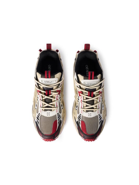 OFF WHITE Be Right Back Sneakers SAND - RED OMIA295F25FAB005