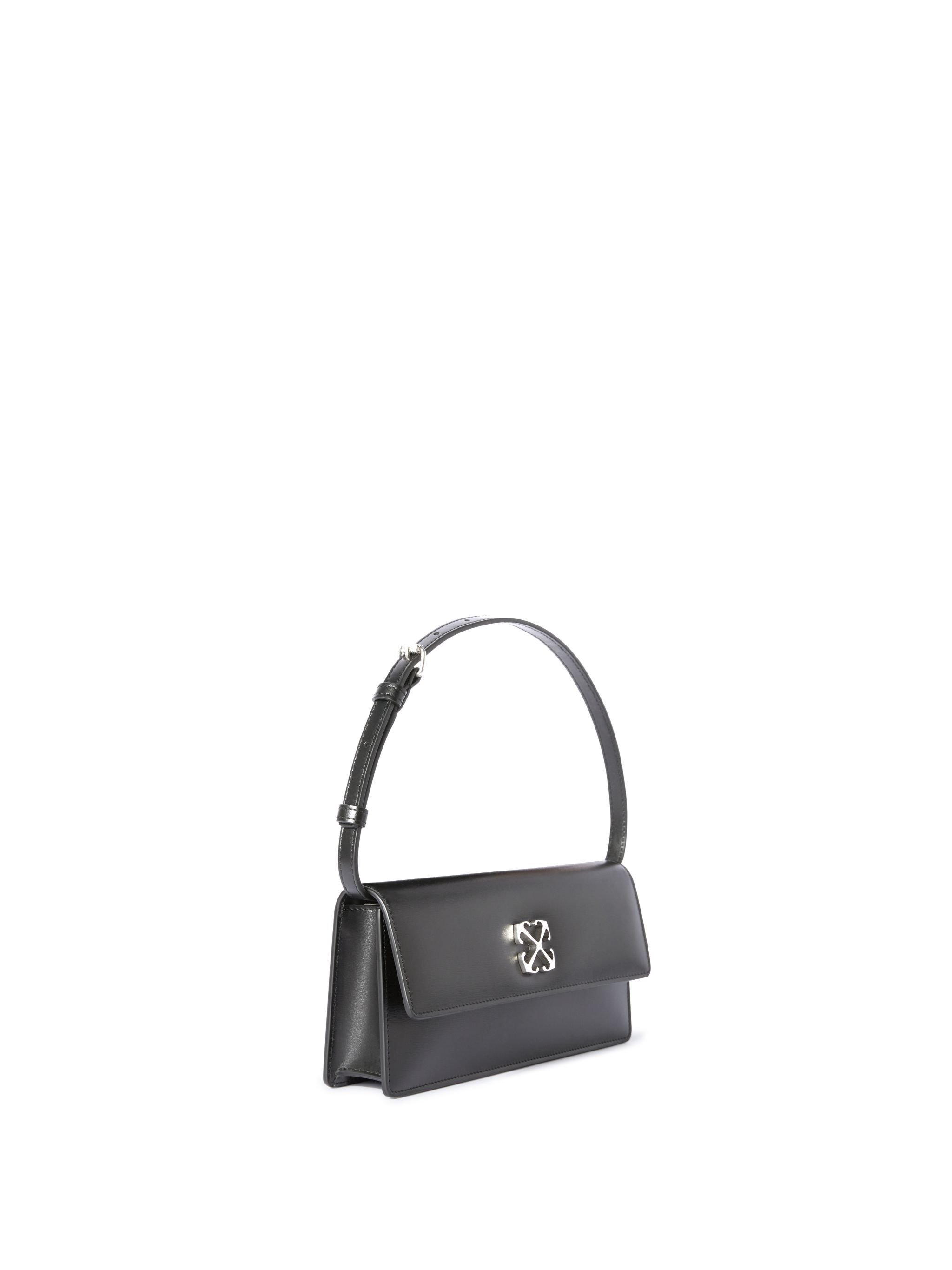 OFF WHITE Jitney 1.0 Shoulder Bag BLACK OWNN172C99LEA001