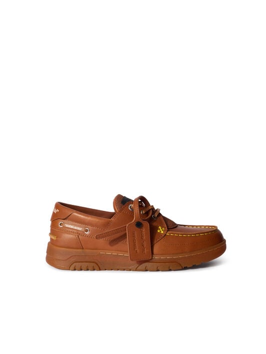 Snoooafer Sneakers OFF WHITE Snoooafer Sneakers BROWN - DARK BROWN OMIY001F25LEA001