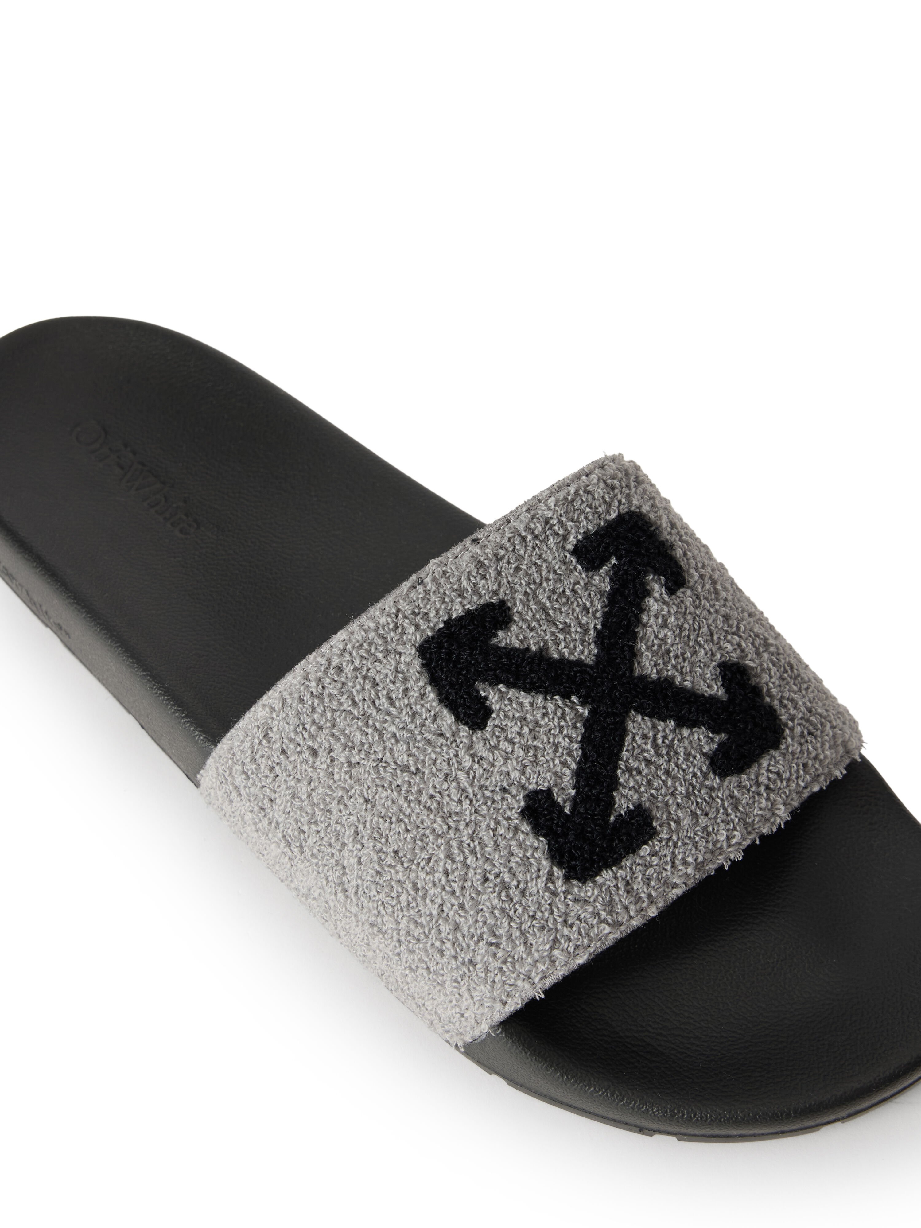 Arrow Terry Slider OFF WHITE Arrow Terry Slider SMOKE/ BLACK OMIU003F25FAB001