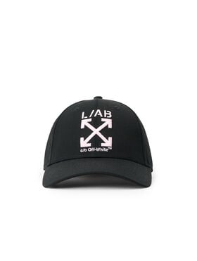 LAB L/AB Arrows Embroidered Baseball Cap BLACK/PINK LAB7200168