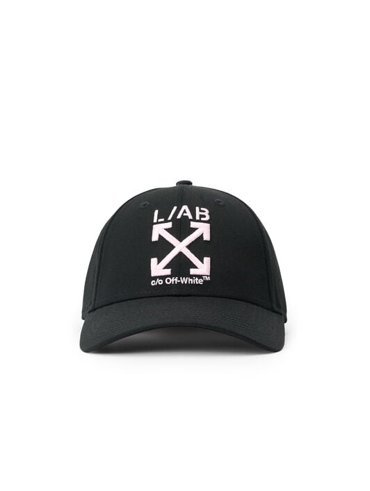LAB L/AB Arrows Embroidered Baseball Cap BLACK/PINK LAB7200168