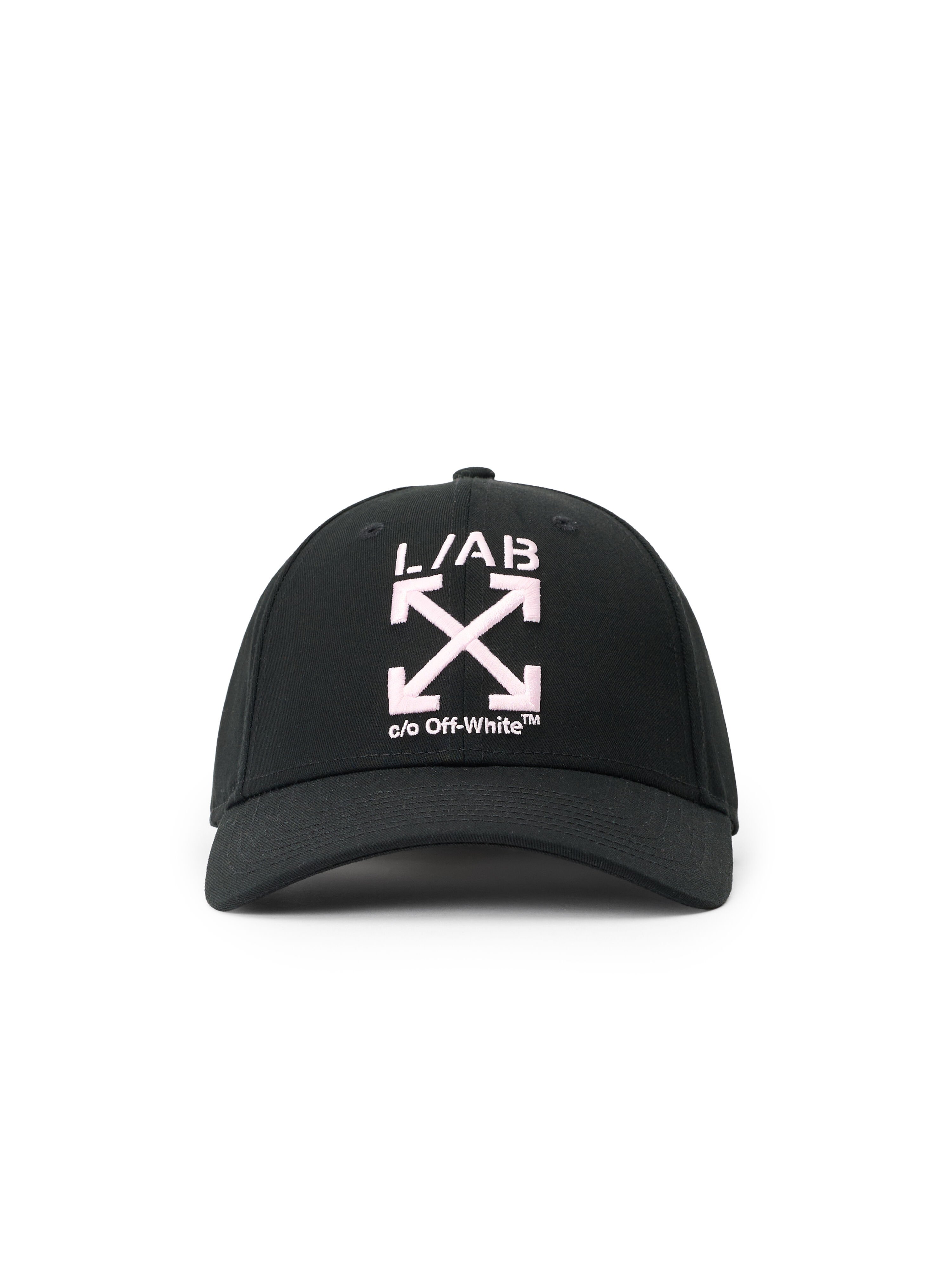LAB L/AB Arrows Embroidered Baseball Cap BLACK/PINK LAB7200168